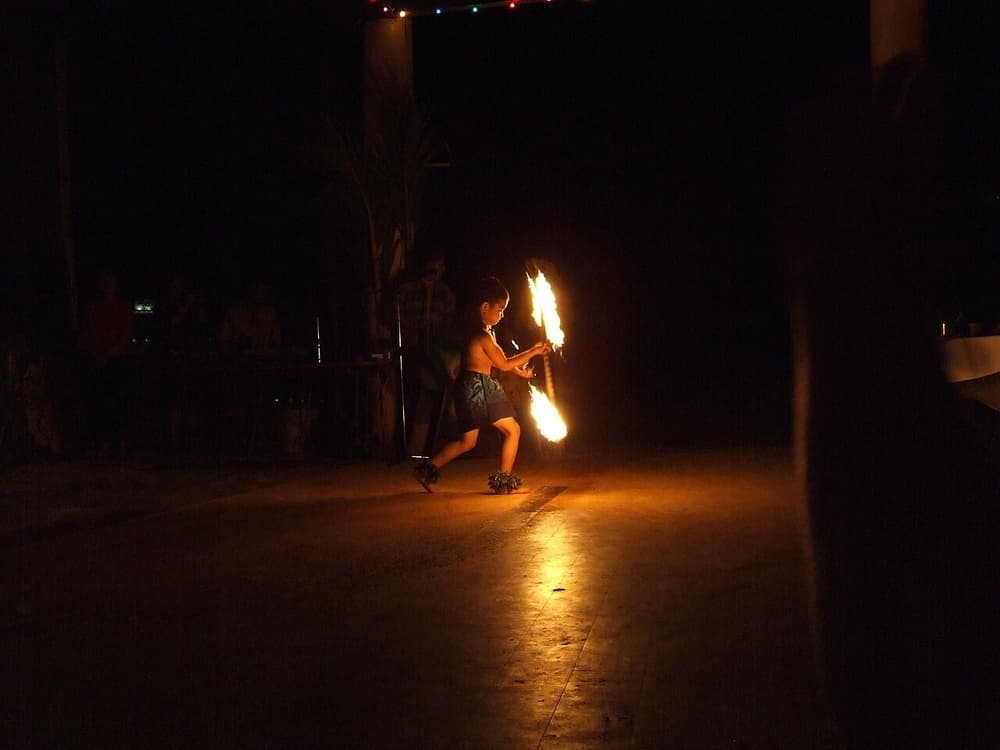 An island dinner show
