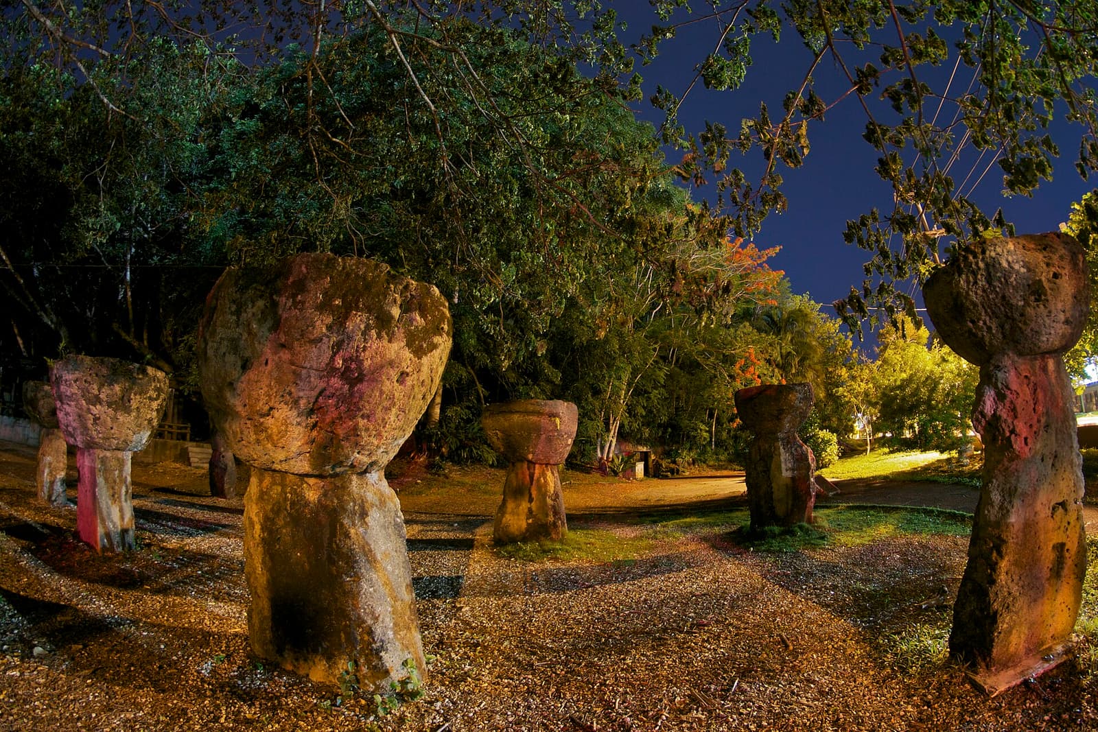 Latte stones, the stone pillars of ancient Chamorro houses