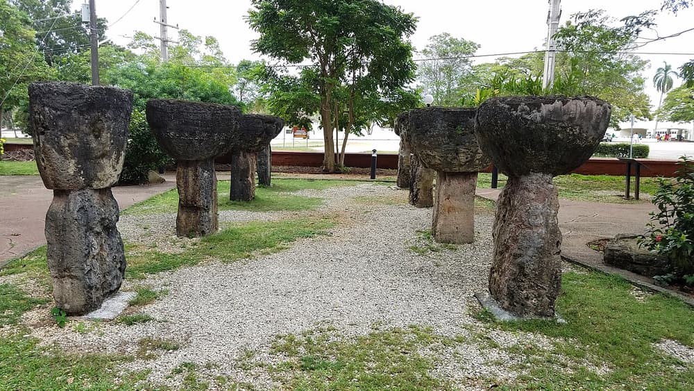 Latte Stones in Latte Stone Park, Guam