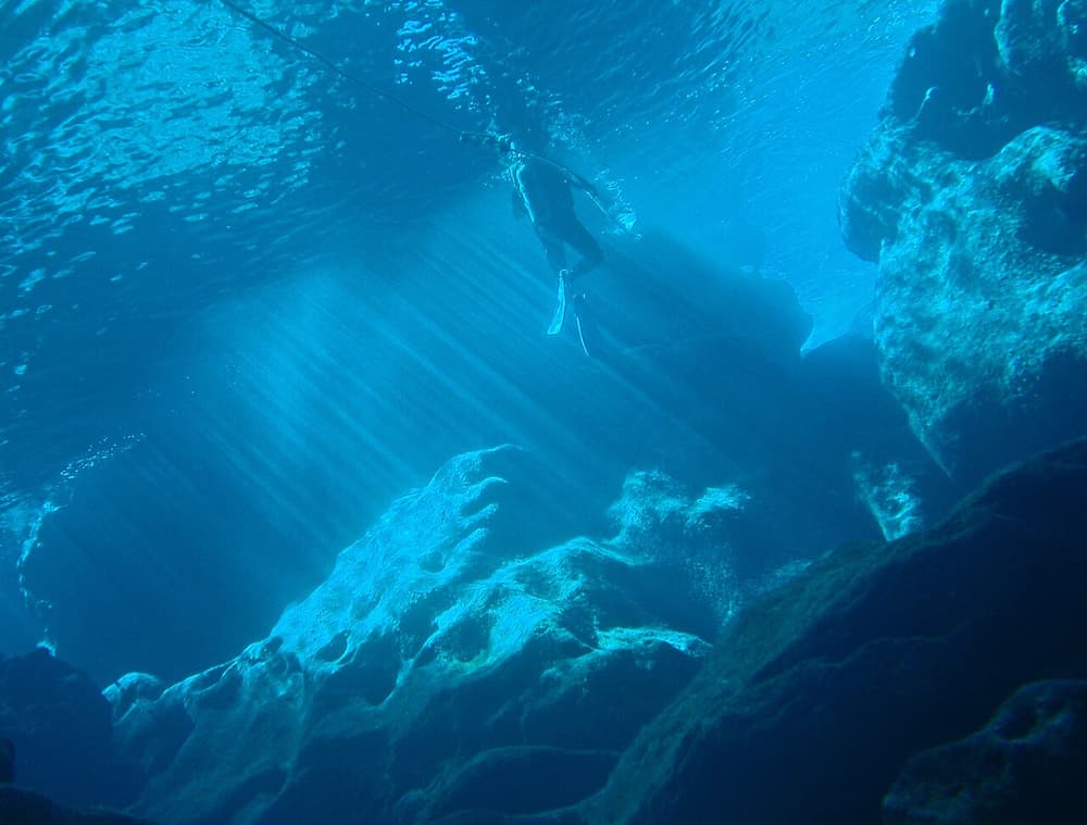 Dive or swim the Grotto